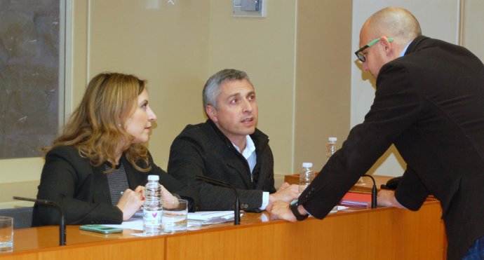 El PSOE en la comparecencia de presupuestos