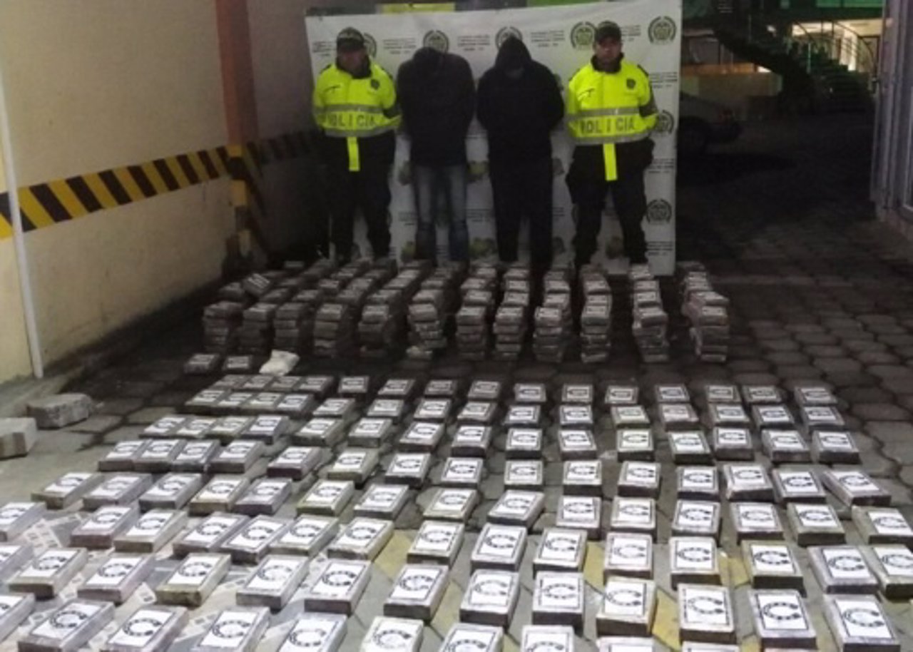 Incautan media tonelada de cocaína en Colombia