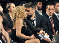 Shakira y Milan, el mayor apoyo de Piqué en su premio a mejor jugador catalán