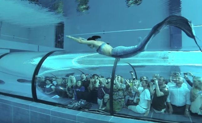 Ilaria Molinari nadando en la Y40
