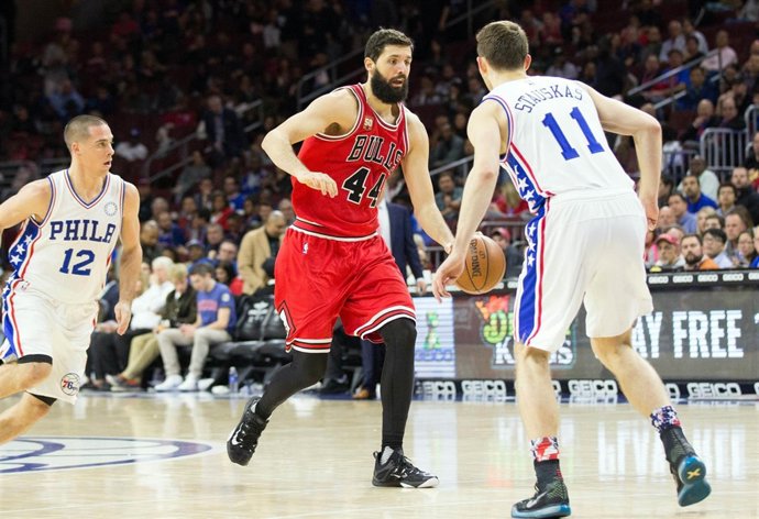 Nikola Mirotic en el Chicago Bulls - Philadelphia 76ers