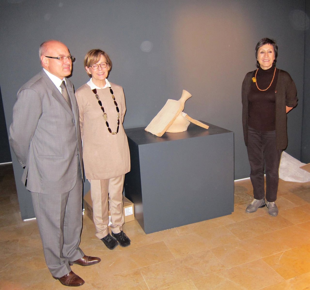 Montaje de la pieza Al·legòric, de Miquel Barceló