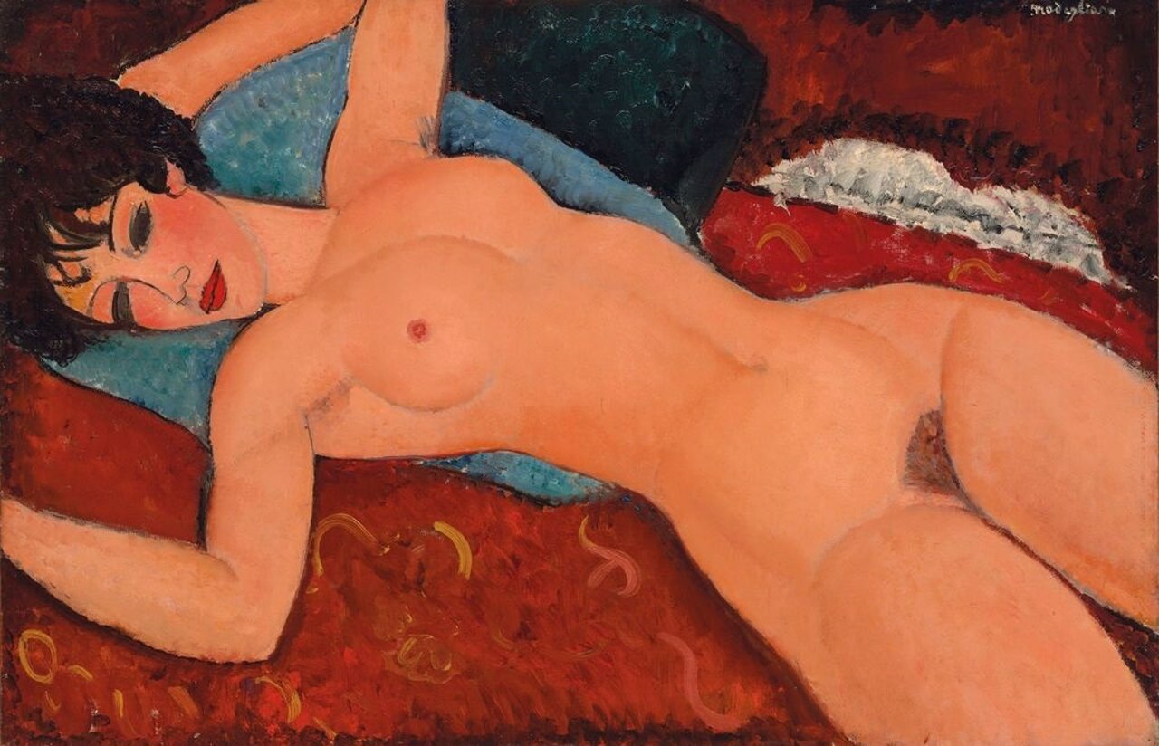 Cuadro de Modigliani, 'Recicling Nude'