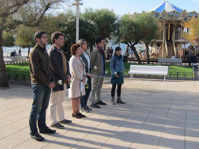 Acto de EH Bildu con motivo del Día de la Memoria. 