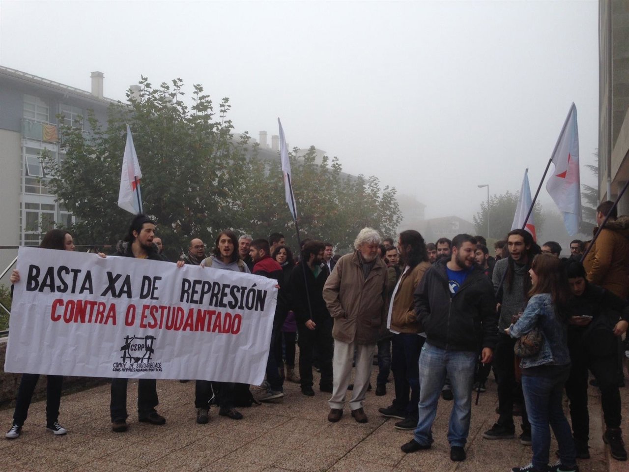 Concentración apoyo estudiantes condenados por boicot