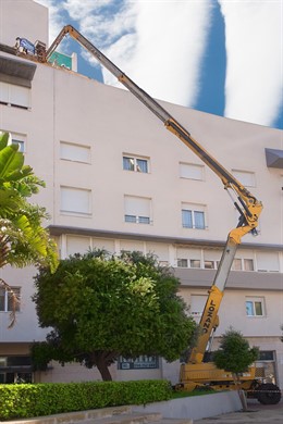 Grupo Ceres realiza obras de urgencia en el edificio Cortadura.