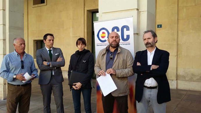 El Observatorio Contra la Corrupción en la comparecencia de este martes