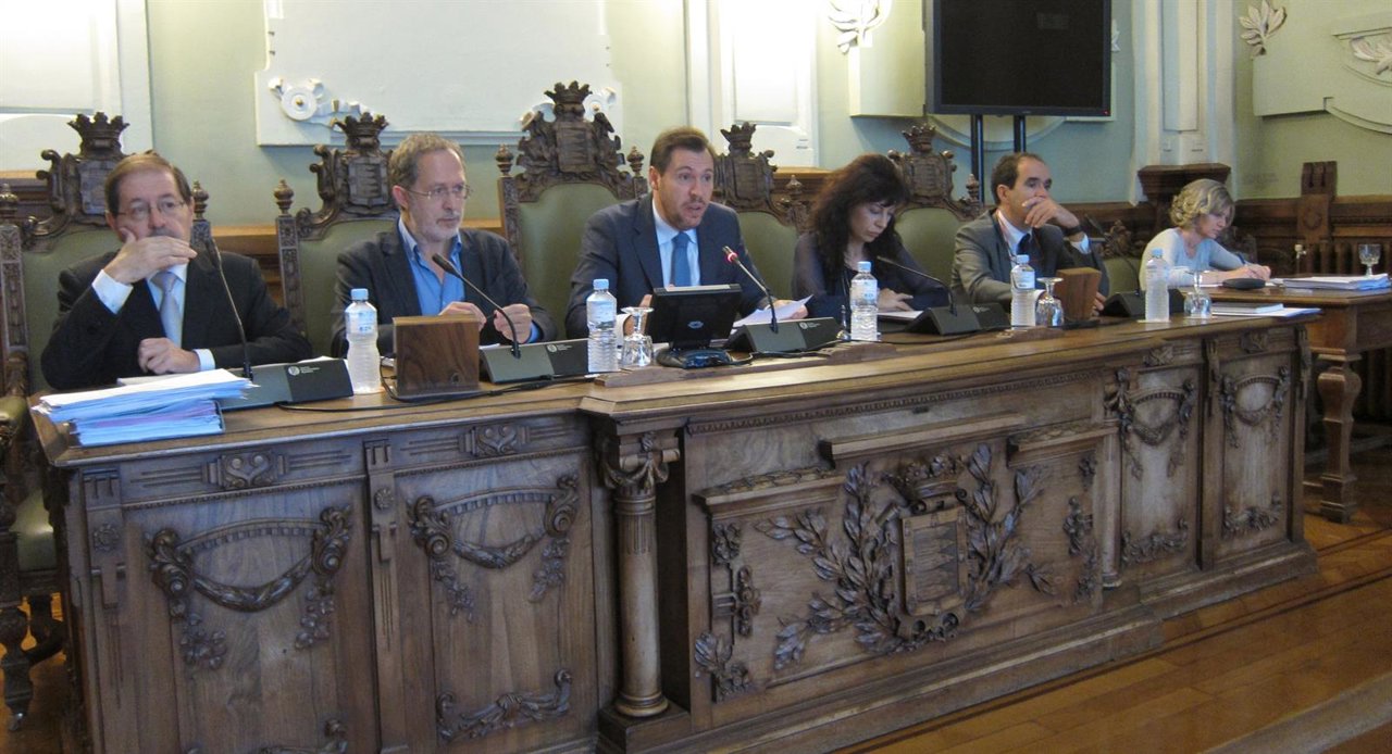 Pleno en el Ayuntamiento de Valladolid