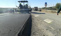 Junta renueva el firme en el tramo entre Arahal y Puebla de Cazalla de la A-92