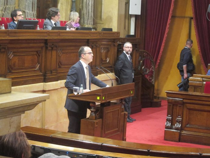 Jordi Turull (CDC) en el Parlament