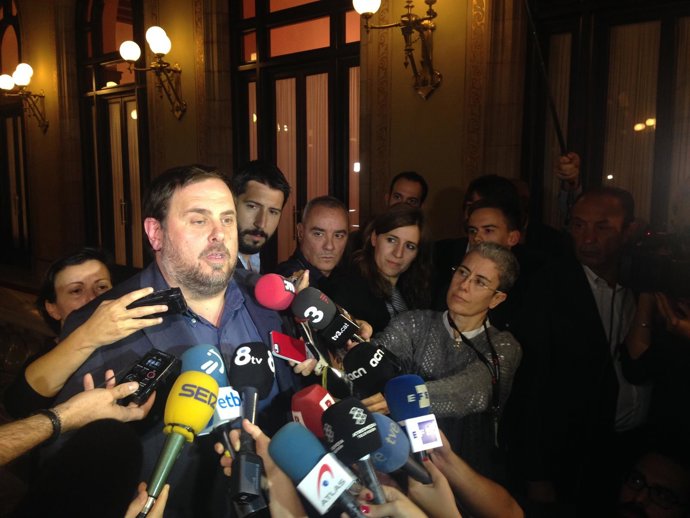 El diputado de JxSí Oriol Junqueras