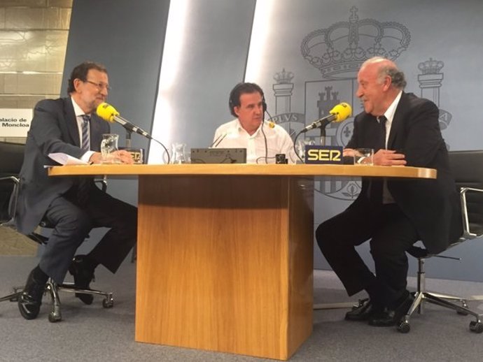 Mariano Rajoy y Vicente del Bosque