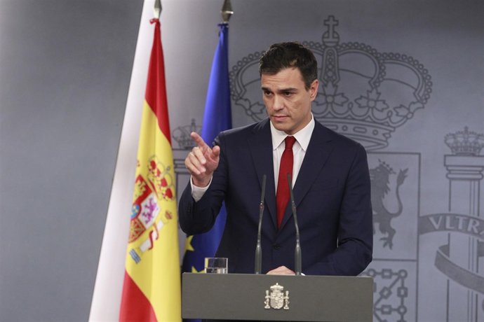 Pedro Sánchez en la Moncloa 