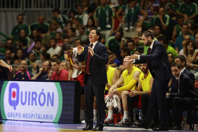 Unicaja Malaga vs FC barcelona, Xavier Pascual