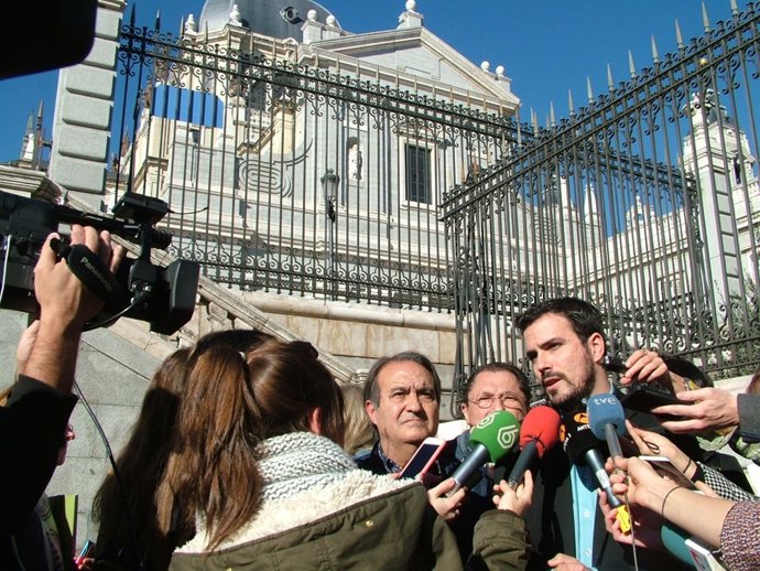 El candidato de IU-Unidad Popular, Alberto Garzón