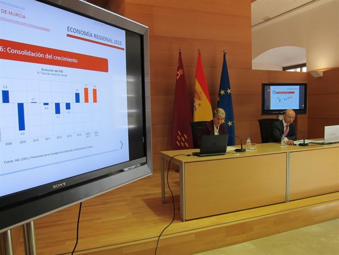 Imagen de la presentación del Proyecto de Presupuestos para 2016