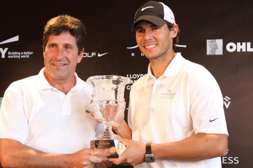 José María Olazábal y Rafa Nadal