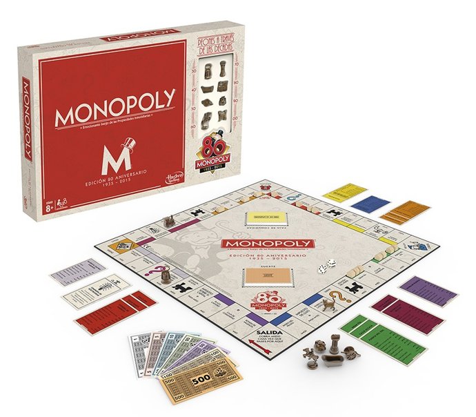 MONOPOLY EDICIÓN ESPECIAL 80 ANIVERSARIO