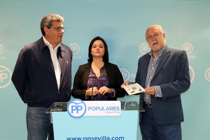 Rueda de prensa de Ricardo Tarno, Virginia Pérez y Jaime Raynaud