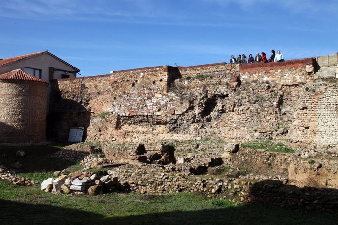 Imagen del tramo de muralla que va a ser restaurado