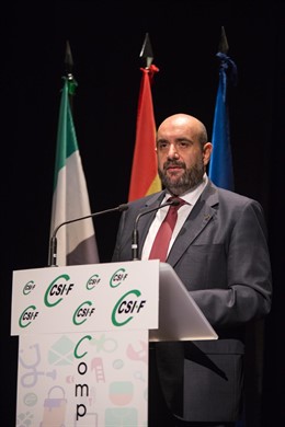 El presidente de CSIF, Miguel Borra