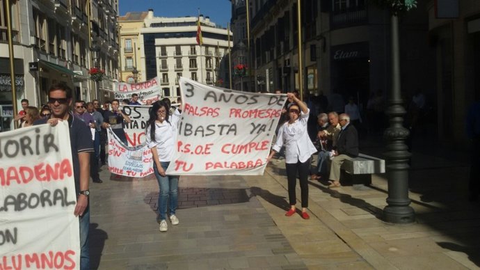 Fonda cónsula manifestación málaga consorcios