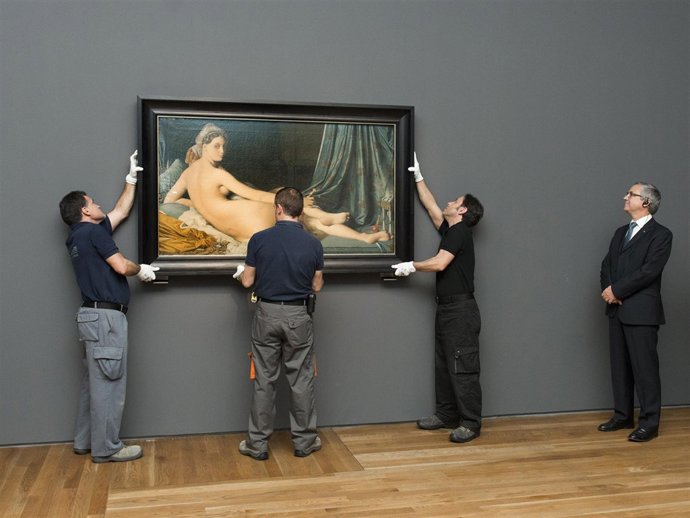 El cuadro 'Gran Odalisca', de Ingres, llega al Prado