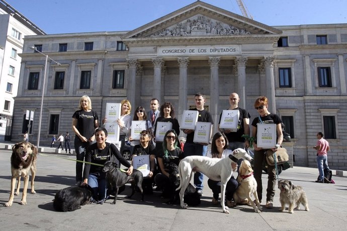 Recogida de firmas de PACMA