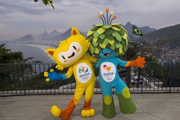 Las mascotas de Río 2016.