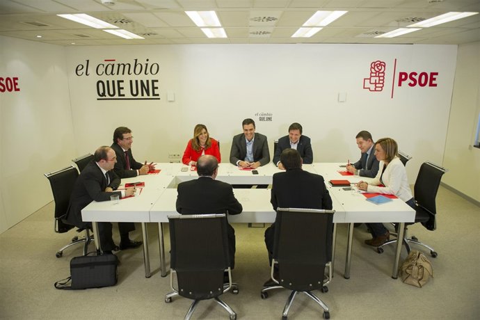 El secretario general del PSOE reúne a sus presidentes autonómicos 
