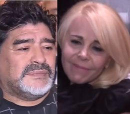Embargan bienes a Claudia Villafañe, ex de Maradona