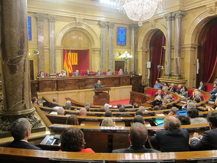Antonio Baños (CUP) en el Parlament