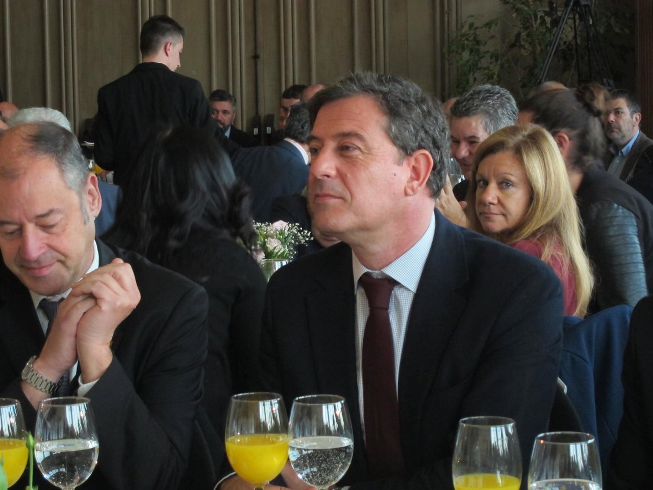 El secretario xeral del PSdeG, José Ramón Gómez Besteiro, en Vigo