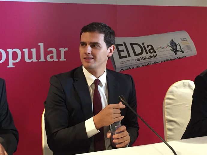 Rivera en el desayuno del Día de Valladolid