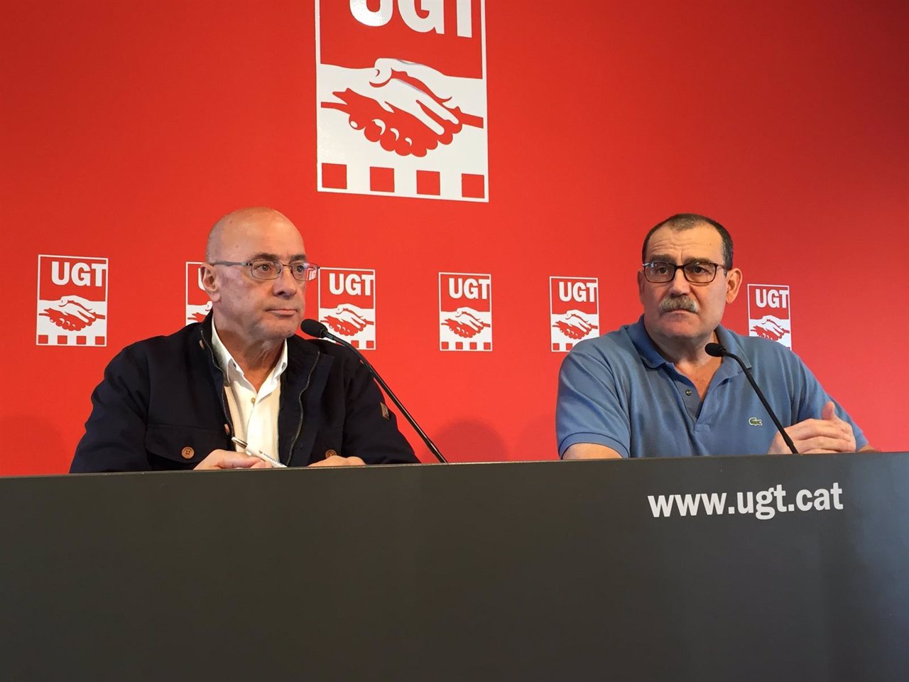 C.Romero y J.García (UGT)