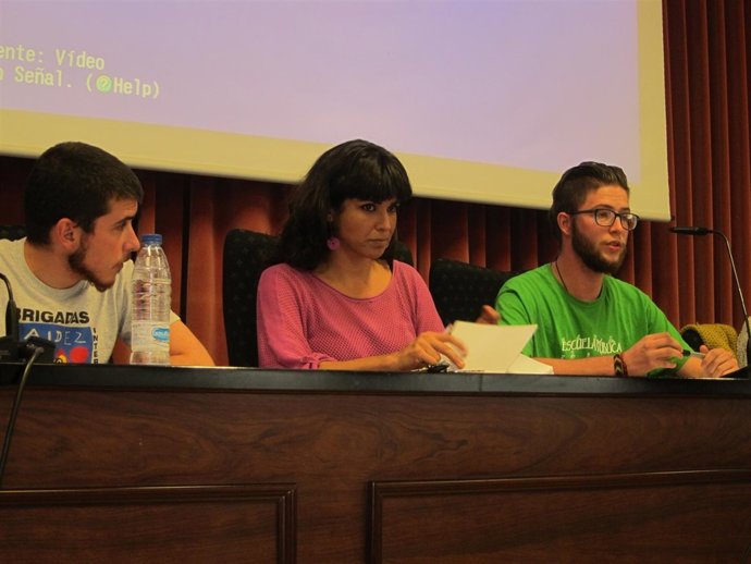 La secretaria general de Podemos Andalucía, Teresa Rodríguez