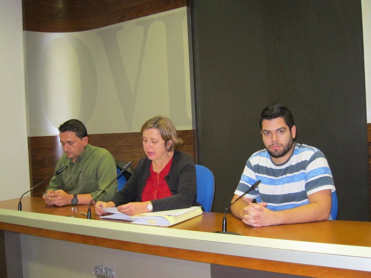 Fernando Villacampa, Ana Taboada y Rubén Rosón, Somos Oviedo