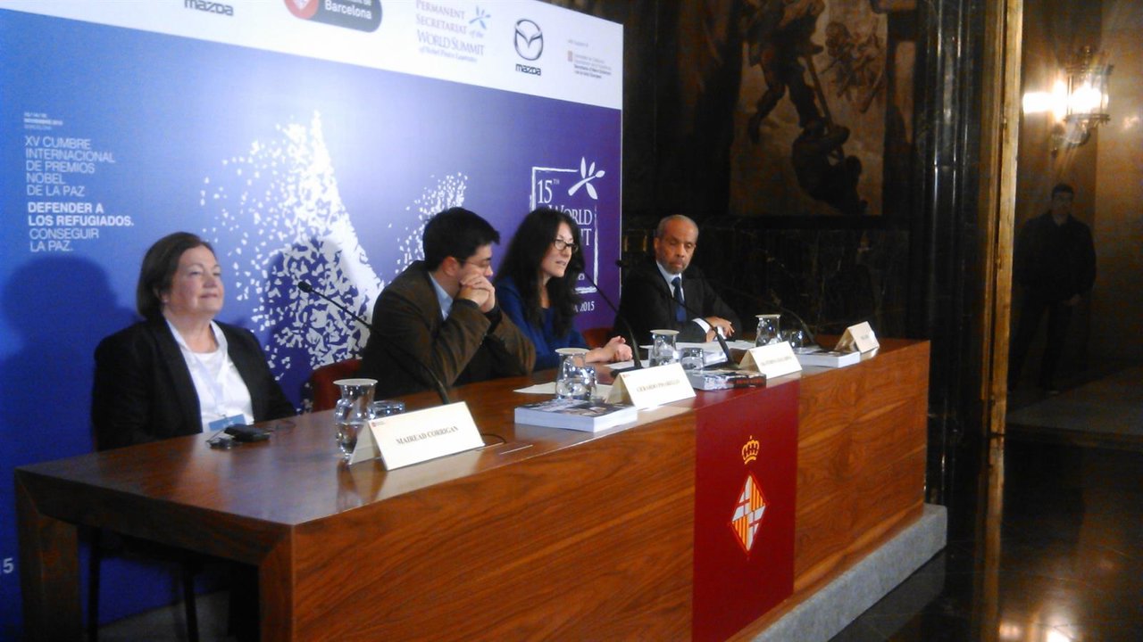 Presentación de la Cumbre de Premios Nobel en Barcelona
