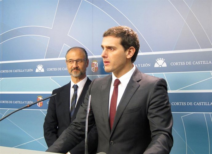 Albert Rivera en las Cortes de Castilla y León