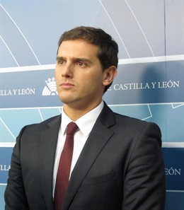 Albert Rivera en las Cortes de Castilla y León
