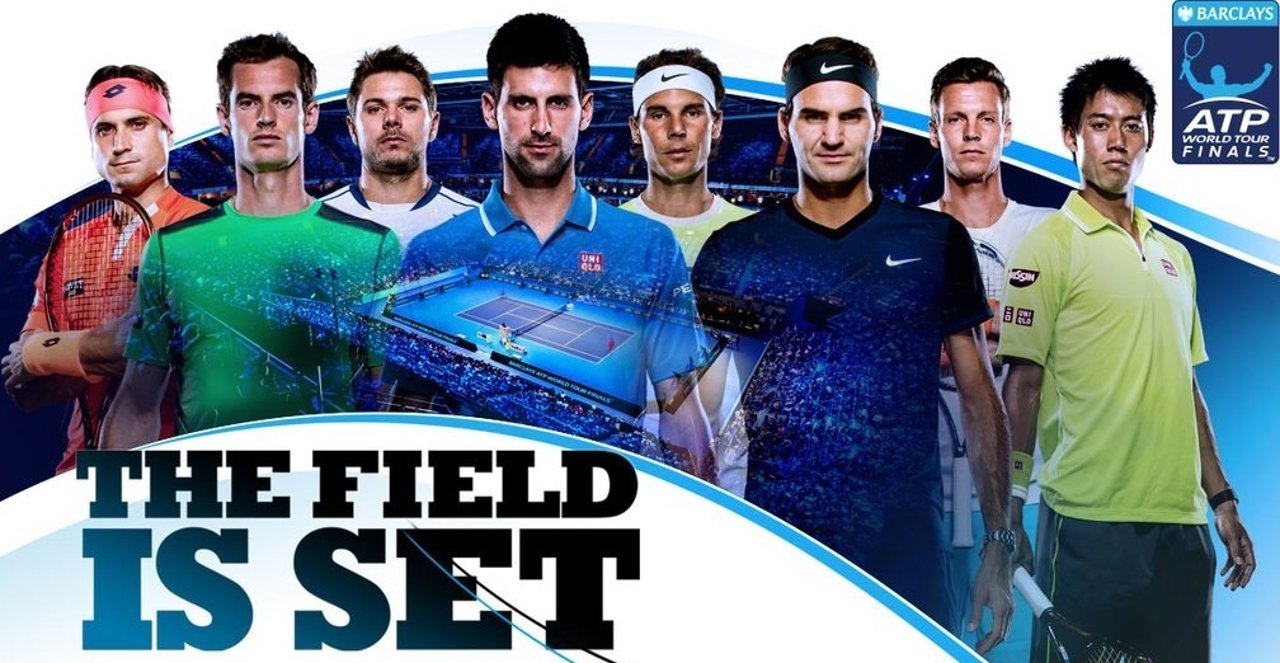 ATP Finals Djokovic, Murray, Federer, Wawrinka, Berdych, Nadal, Ferrer Nishiko