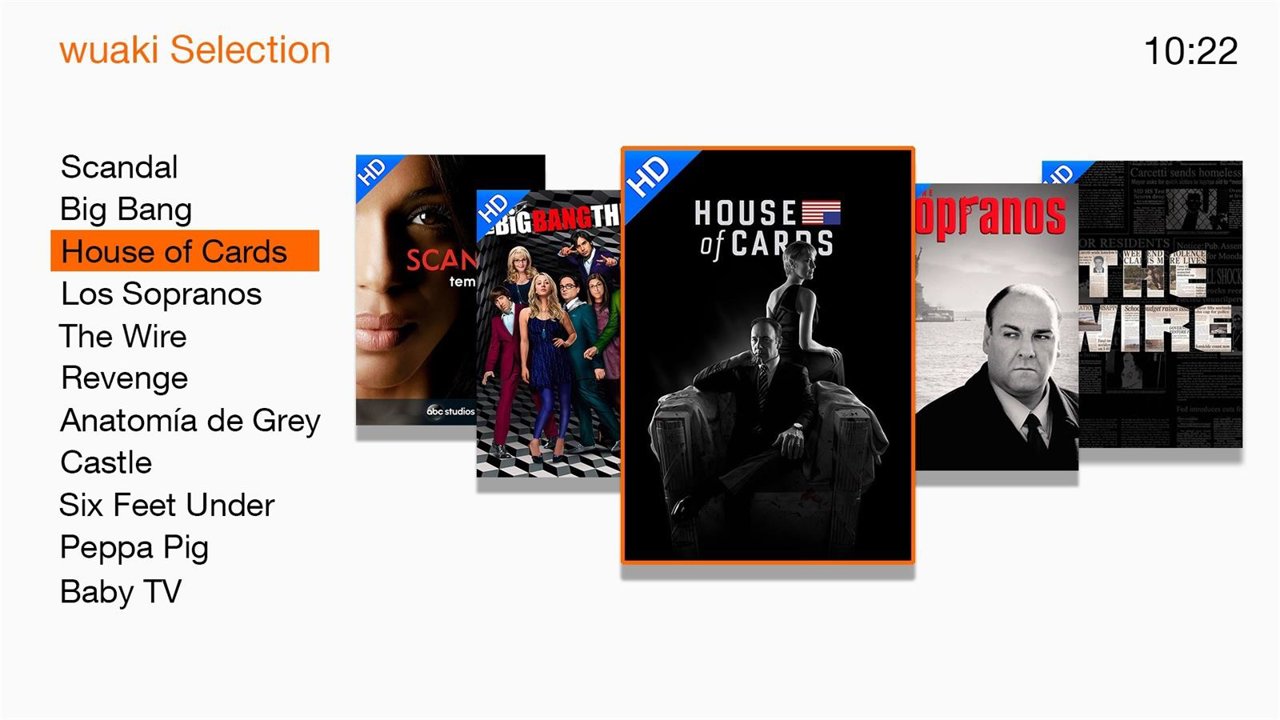 Series Wuaki en Orange TV