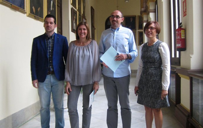 Alejandro Carballo, Ysabel Torralbo, Eduardo Zorrilla y María Gámez Ayuntamiento