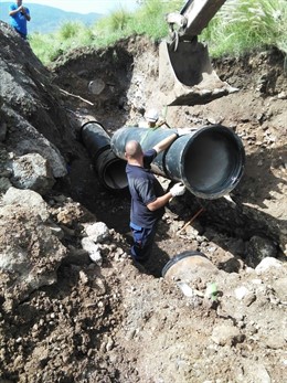 Arreglo de la tubería