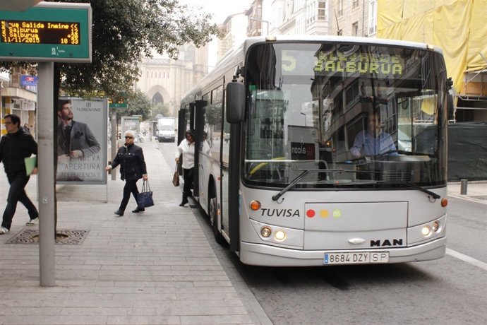 Un autobus de Vitoria