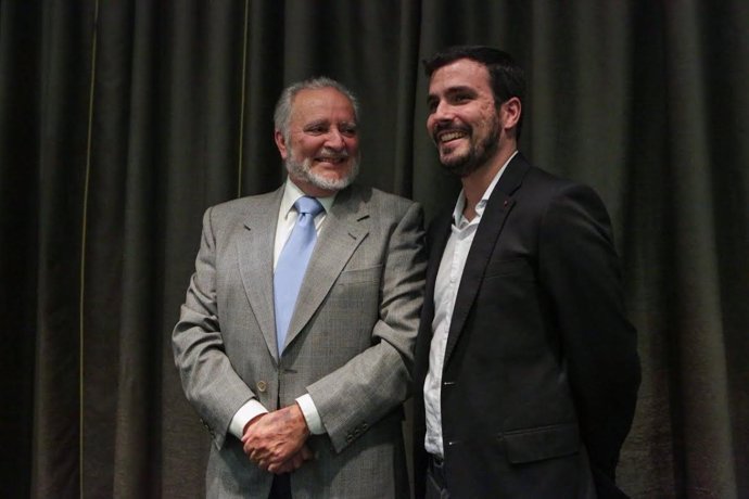 Julio Anguita y Alberto Garzón