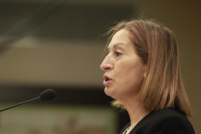 Ana Pastor en un foro