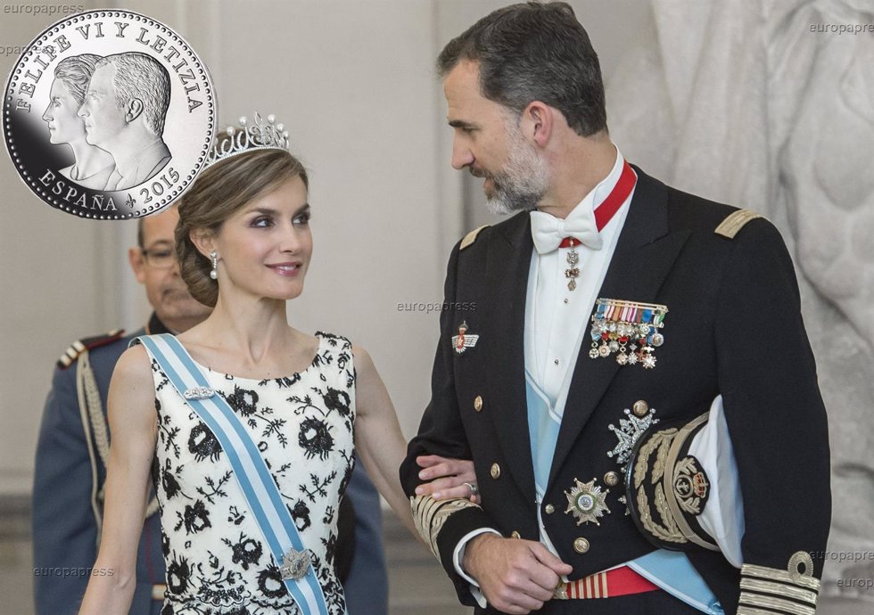 HM Queen Margrethe of Denmark hosts a royal banquet for the official Denmark and