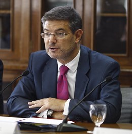 Ministro de Justicia, Rafael Catalá, en la sede del Centro de Estudios Jurídicos