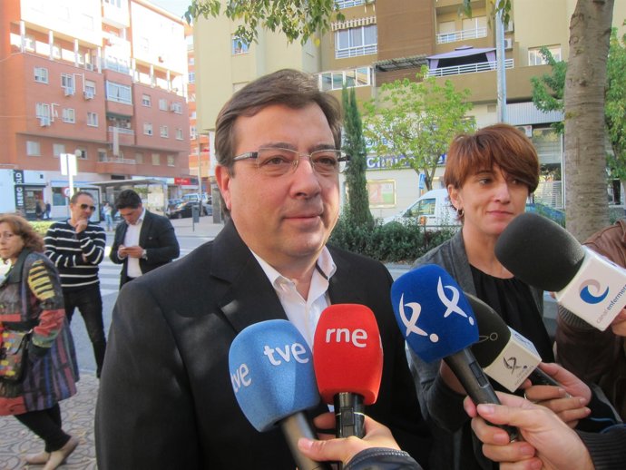 Guillermo Fernández Vara, presidente de la Junta de Extremadura